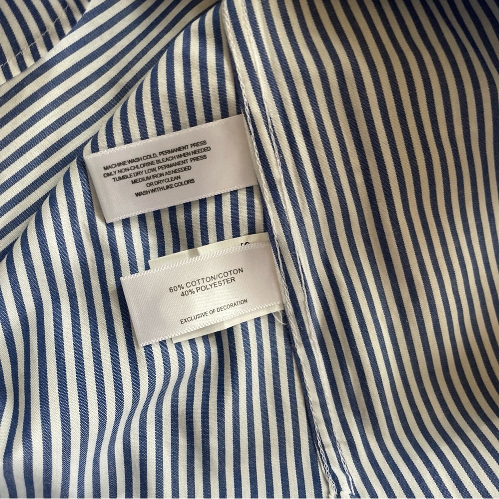 Cutter & Buck Women’s XL Florida Gators Button Down Blouse Pin Striped Embroider - Picture 7 of 14